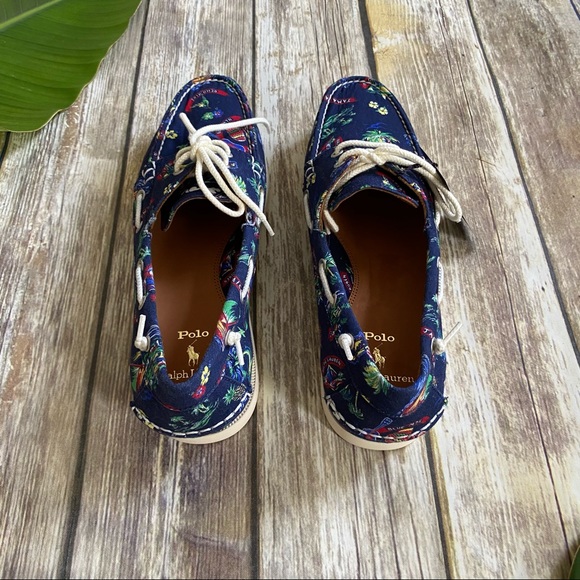 Polo Ralph Lauren Merton Tropical Boat Shoes main image 9